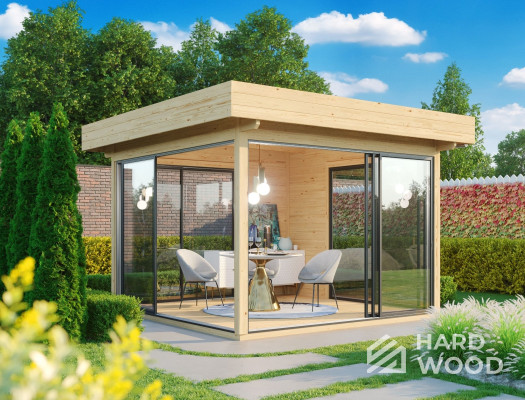 Беседка летняя стеклянная №57 - фото 1690