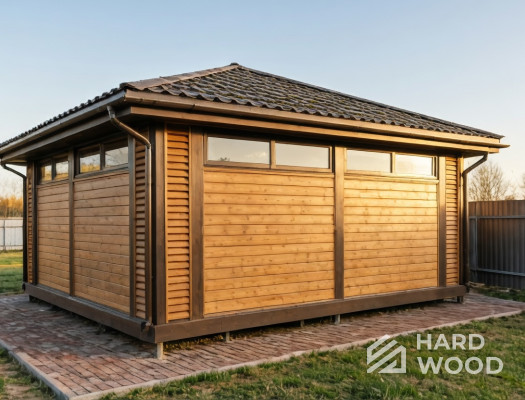 Беседка с четырехскатной крышей №94 - фото 2252